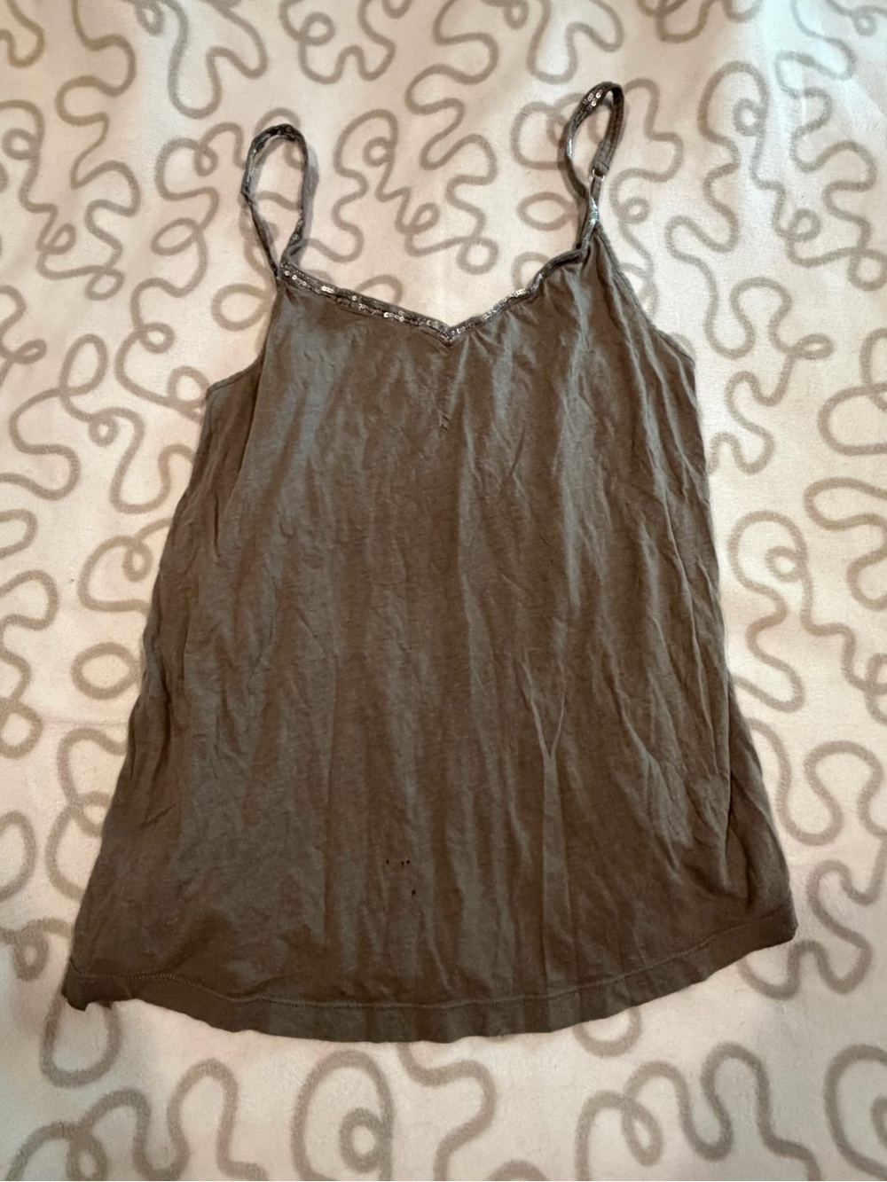 aerie brown Spaghetti Strap Tank